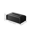 PU-läder Servettlådehållare Servettlådelock för Skrivbord Kaffebord Badrum