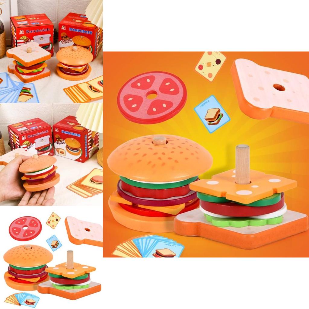 Burger Food Model Toy For Kids