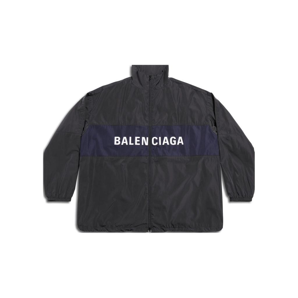 Balenciaga Logo Zip Up Jacket 725302TPO061000