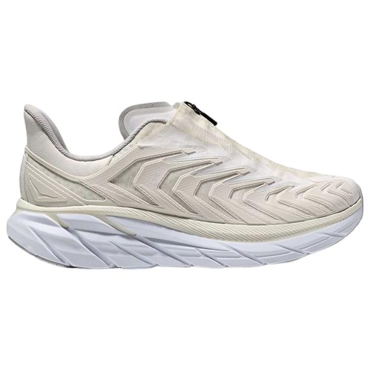 HOKA Project Clifton Blanc De Blanc Unisex Sneakers Cream Lunar-Rock 1127924-BDBLR