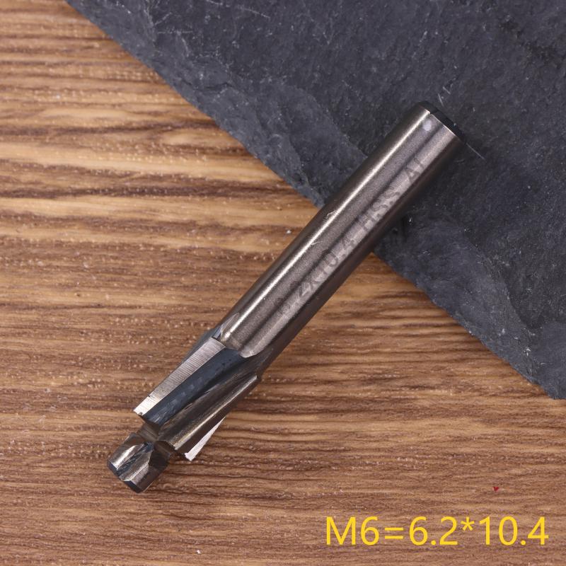 Hss Counterbore End Mill M3-M8 Slotting Tools Countersink Milling Cutter Countersunk Drill Flat Counterbore Drill Bit