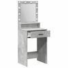 Makeup Table Concrete Grey 50 x 41 x 135 cm Particleboard