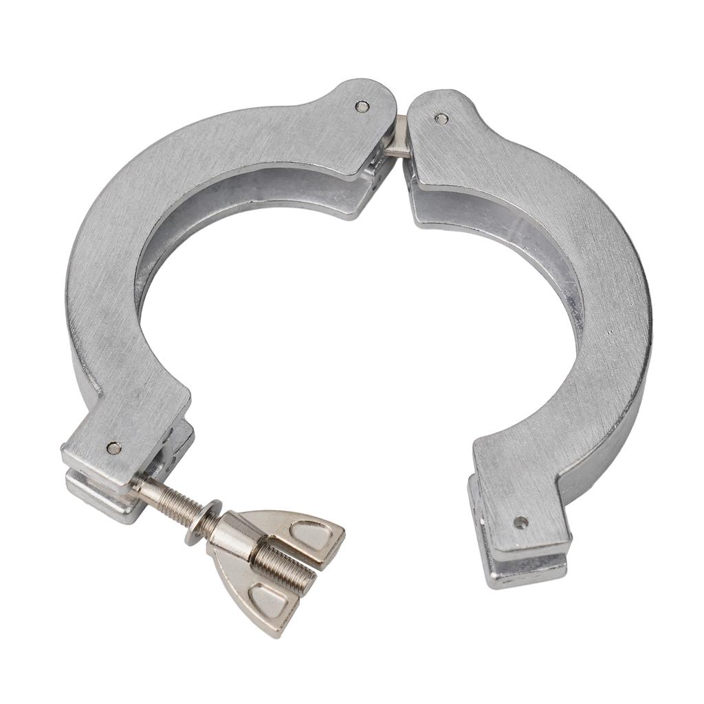 KF16KF50 Vacuum Clamp Aluminum Alloy Clamp with Bracket and Rubber Ring Featuring High Hardness and Resistant 316 Mesh