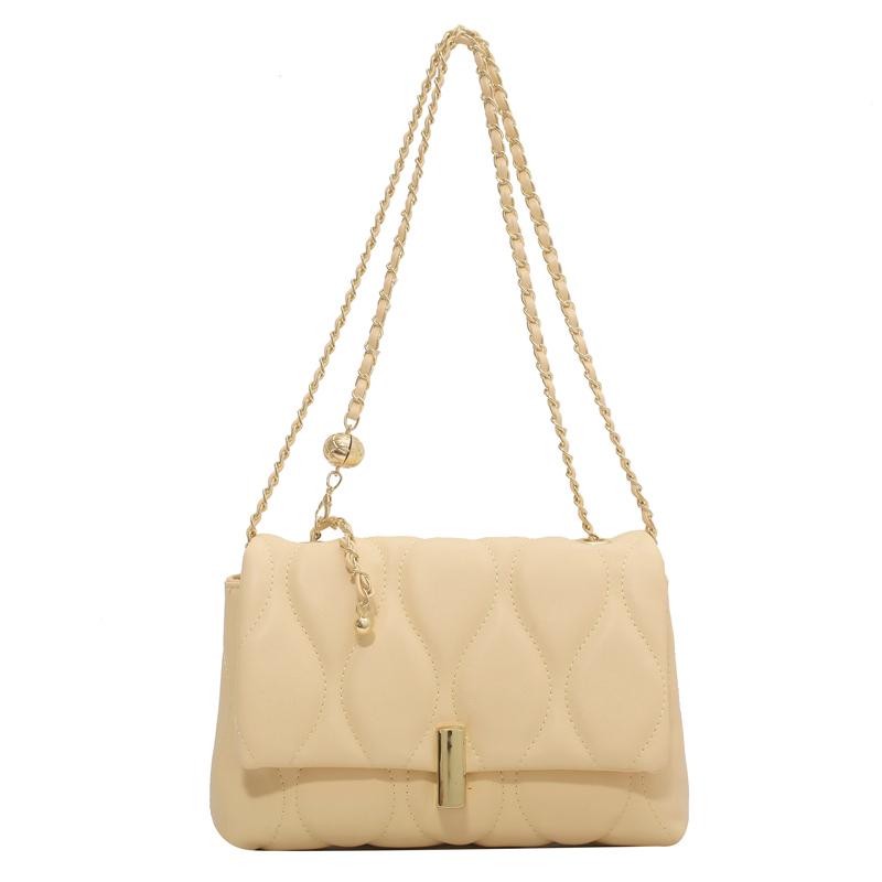 Spring Fashion Small Square Bags for Women  Soft Leather Flap Design One Shoulder Bag Lady Commuter Handbags Purses
