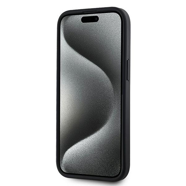 Dkny Dkhmp15Mpcpvslk Iphone 15 Plus /14 Plus 6.7 Czarny/Black Hardcase Leather Checkered Mono Pattern Magsafe