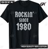 Men Vintage The Best Birthday Gifts Old 46th Birthday T Shirt Summer 46 Year Classic 1980 Limited Edition TShirt Unisex Clothes