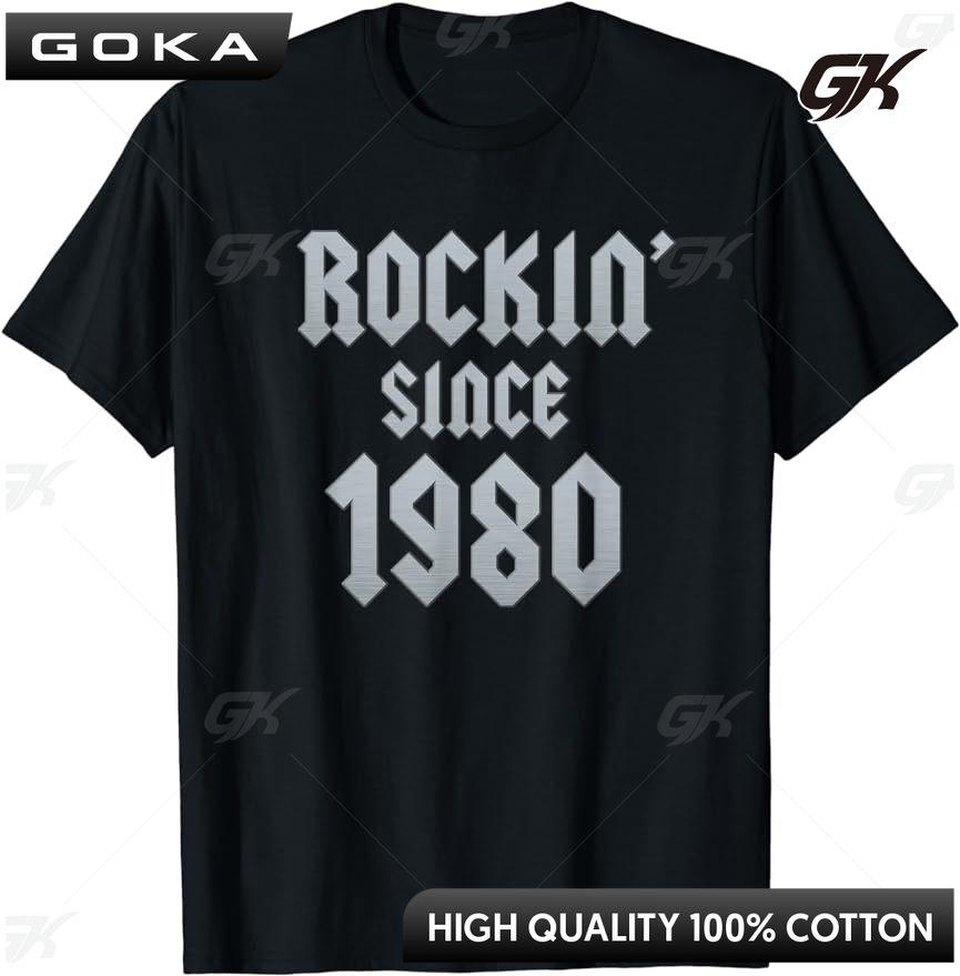 Men Vintage The Best Birthday Gifts Old 46th Birthday T Shirt Summer 46 Year Classic 1980 Limited Edition TShirt Unisex Clothes