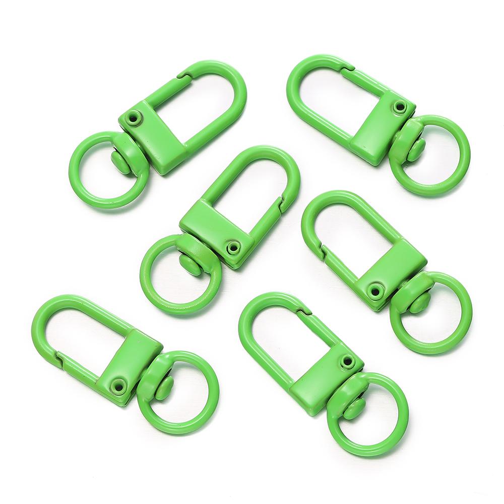 10pcs/Lot High Quality Colorful Alloy Snap Lobster Clasp Hooks Keychain Findings for DIY Key Chain Necklace Bracelet Supplies