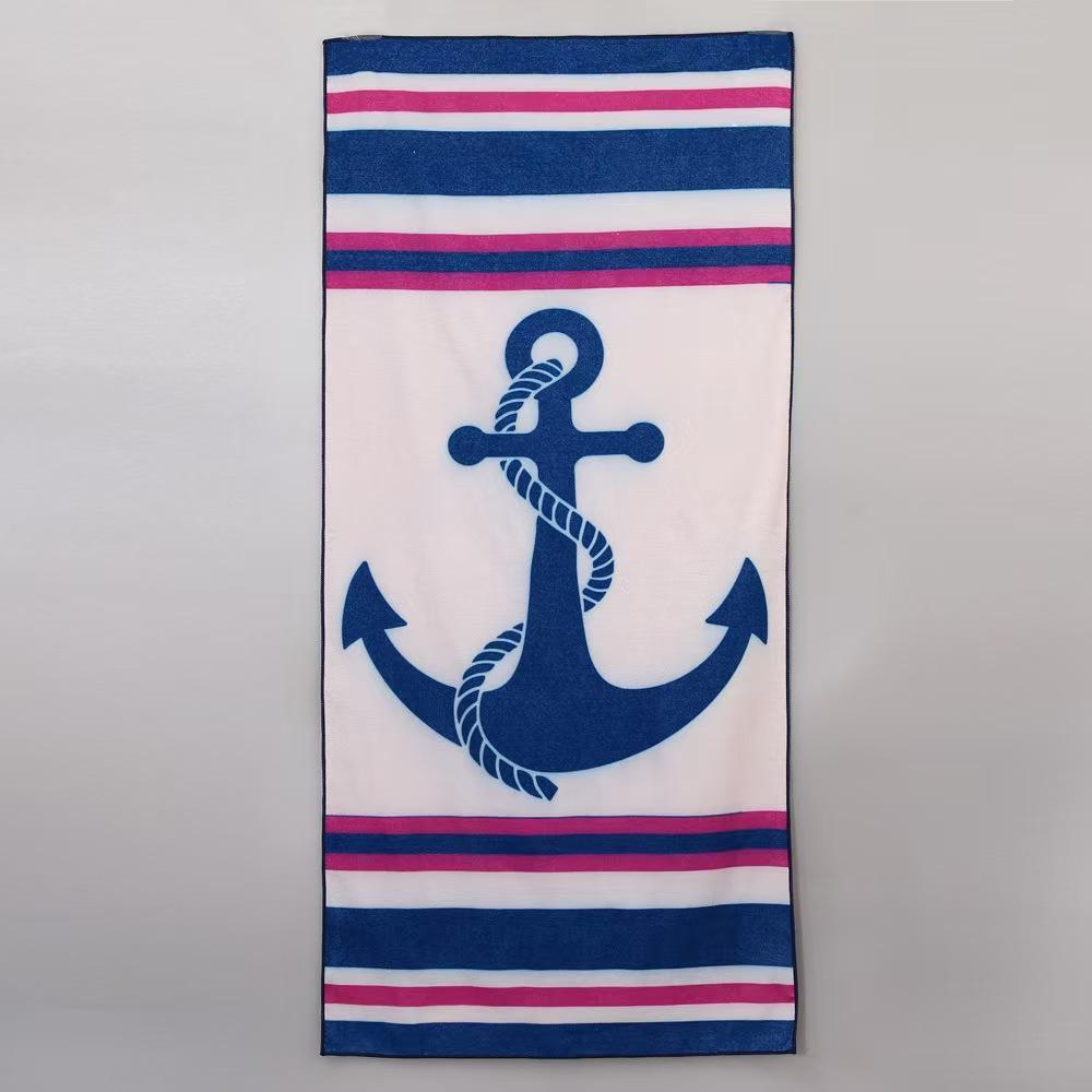 Modern Microfiber Beach Towel Large Printed Breathable Water-Absorbent for Outdoor Sports Fitness Bath Towel