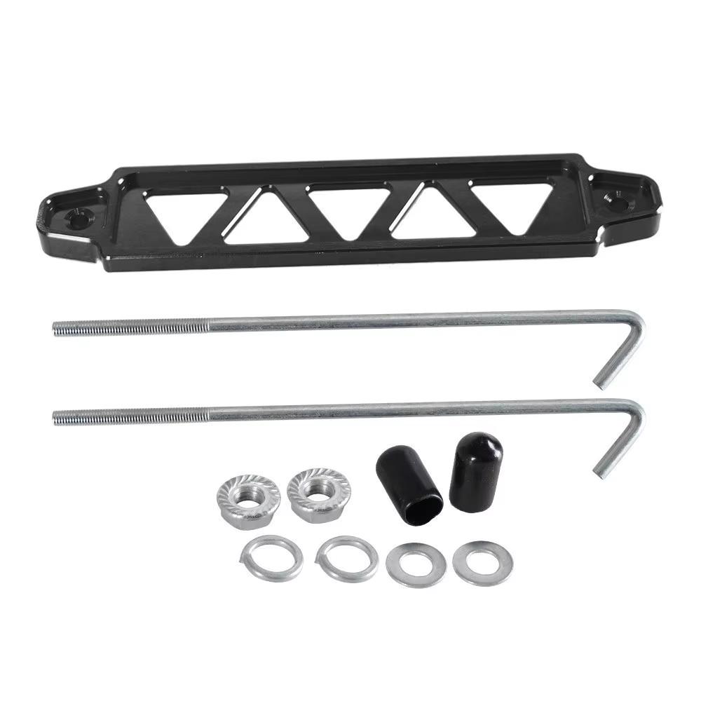Universal Batterie Tie Down Halterung für Subaru Befestigen Klammer Aluminium Bars für Honda Civic EK EG Batterie Halter Unten