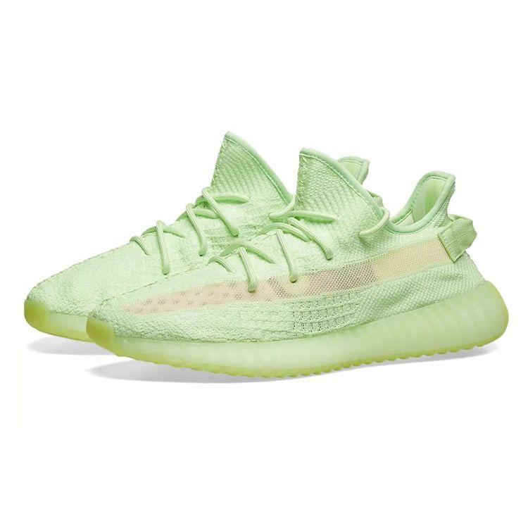 adidas Yeezy Boost 350 V2 GID Glow Unisex-Sneaker Grün EG5293