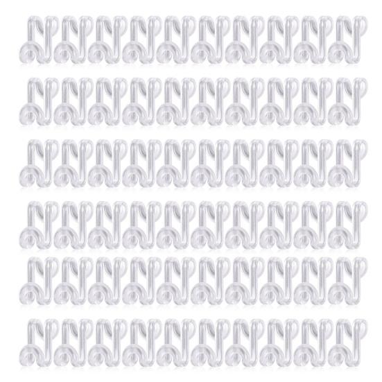 30/60Pcs Garment Hook Multi-Layer Hanger Connectors Heavy Duty Universal Stackable Closet Organizer Hooks