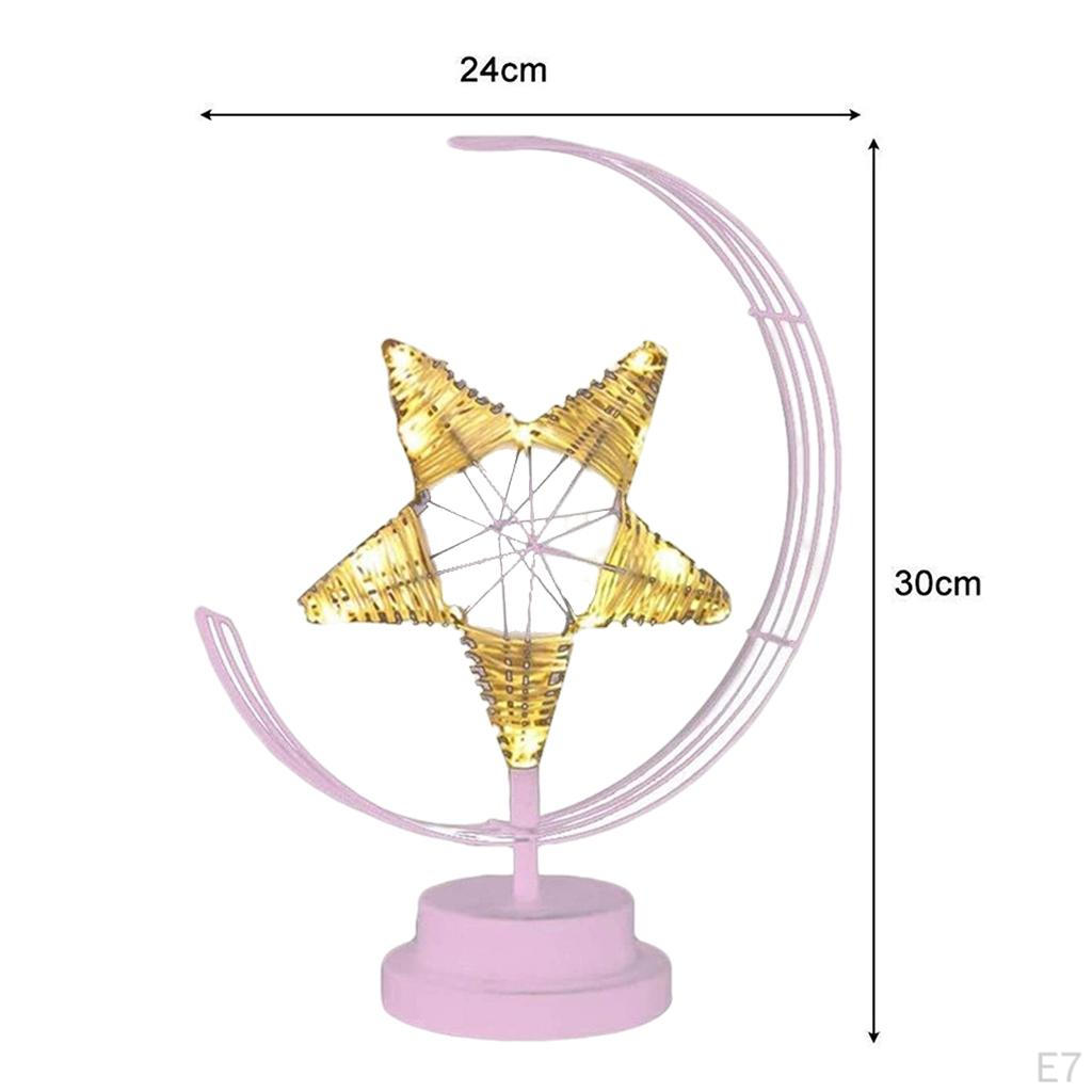Battery / USB Powered Romantic LED Desk Lamp for Living Room Office Decorative