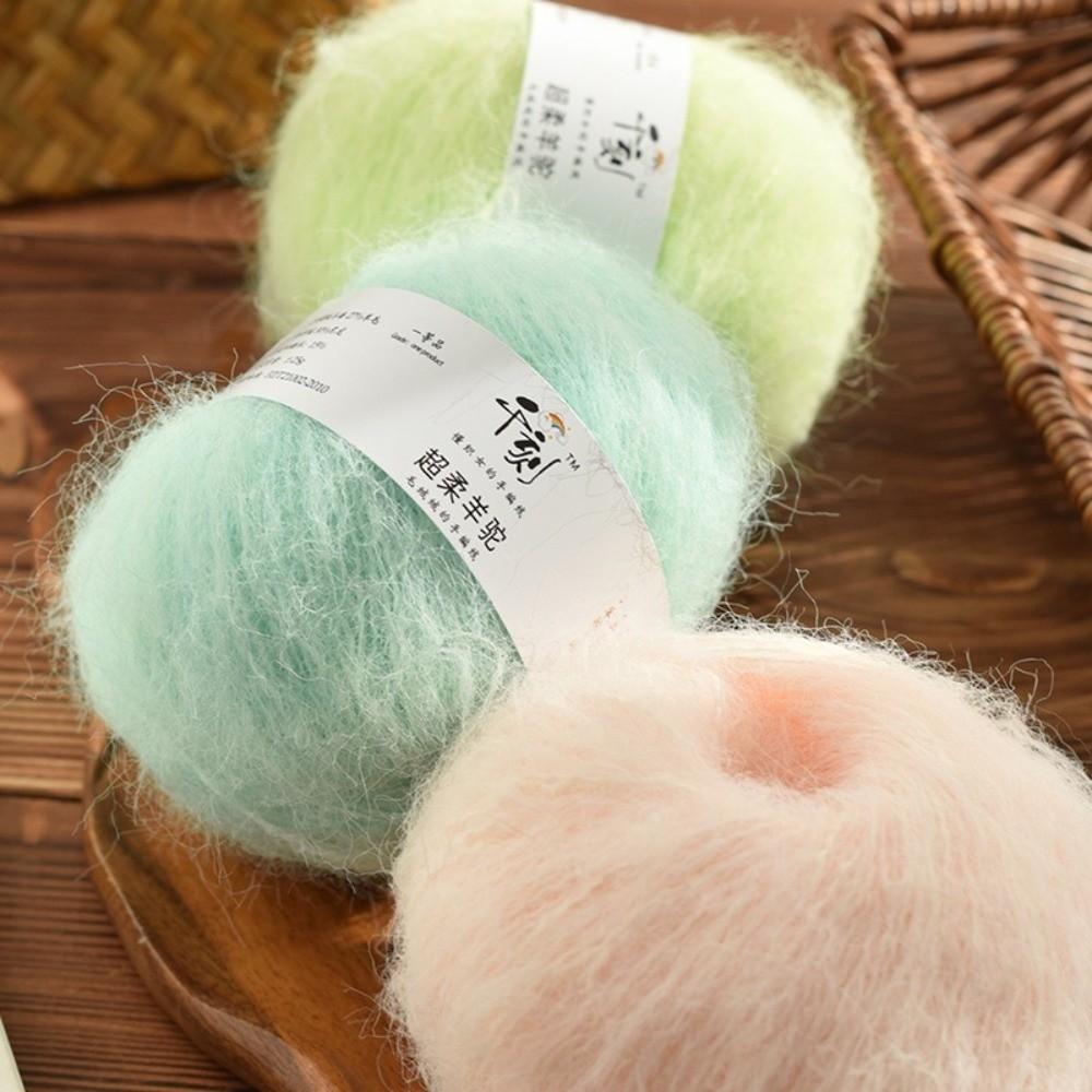 Soft Fine Thread Alpaca Yarn Thick Thread Long Hair Yarn New Plush Yarn Hat Scarf Sweater