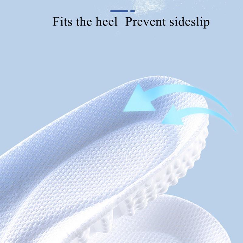 Arch Support Foot Insoles Foam Sports Insole Air Cushion Shock-absorbing Running Basketball Insoles Super Soft Bottom Shoe Pads