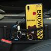 Multifunctional Car Net Pocket Storage Bag Paste Net Pocket Phone Holder Car Key Card Organizer Auto Interior Decor Accessories