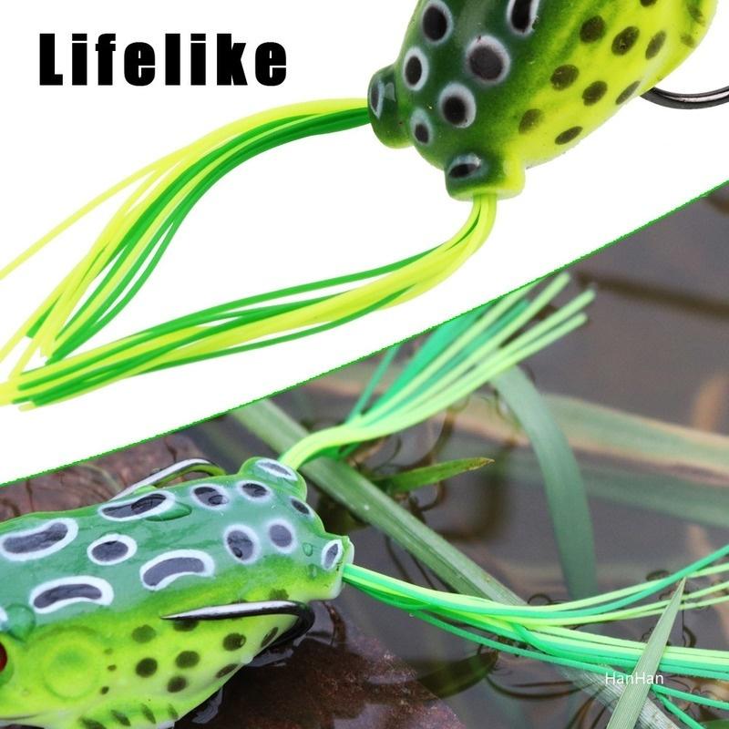 Artificial Bass Fishing Lures Frog Crankbait Bass Soft Swimbait Lures Wit Fishing Hooks Fishing Bait