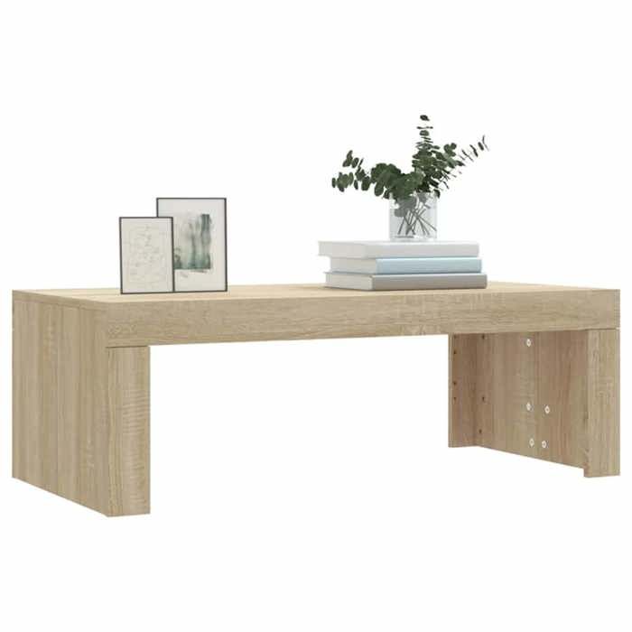 VidaXL Table basse chêne sonoma 102x50x36 cm bois d'ingénierie 823369