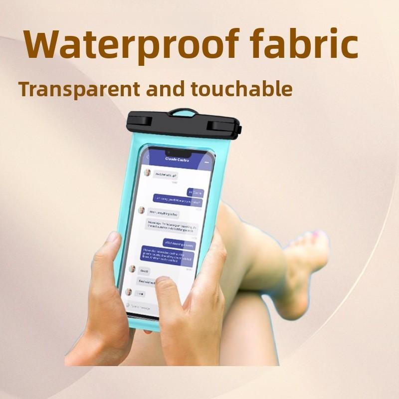 Waterproof Phone Case Pvc Touchscreen Compatible For Swimming And Outdoors