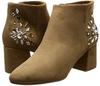Bridget Birkin Women's Jeweled Side Zip Boots, Oak Suede, Size 22.5cm, 573005