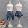 Pet Dog Denim Mesh Skirt: Cotton, Versatile, for Small Breeds