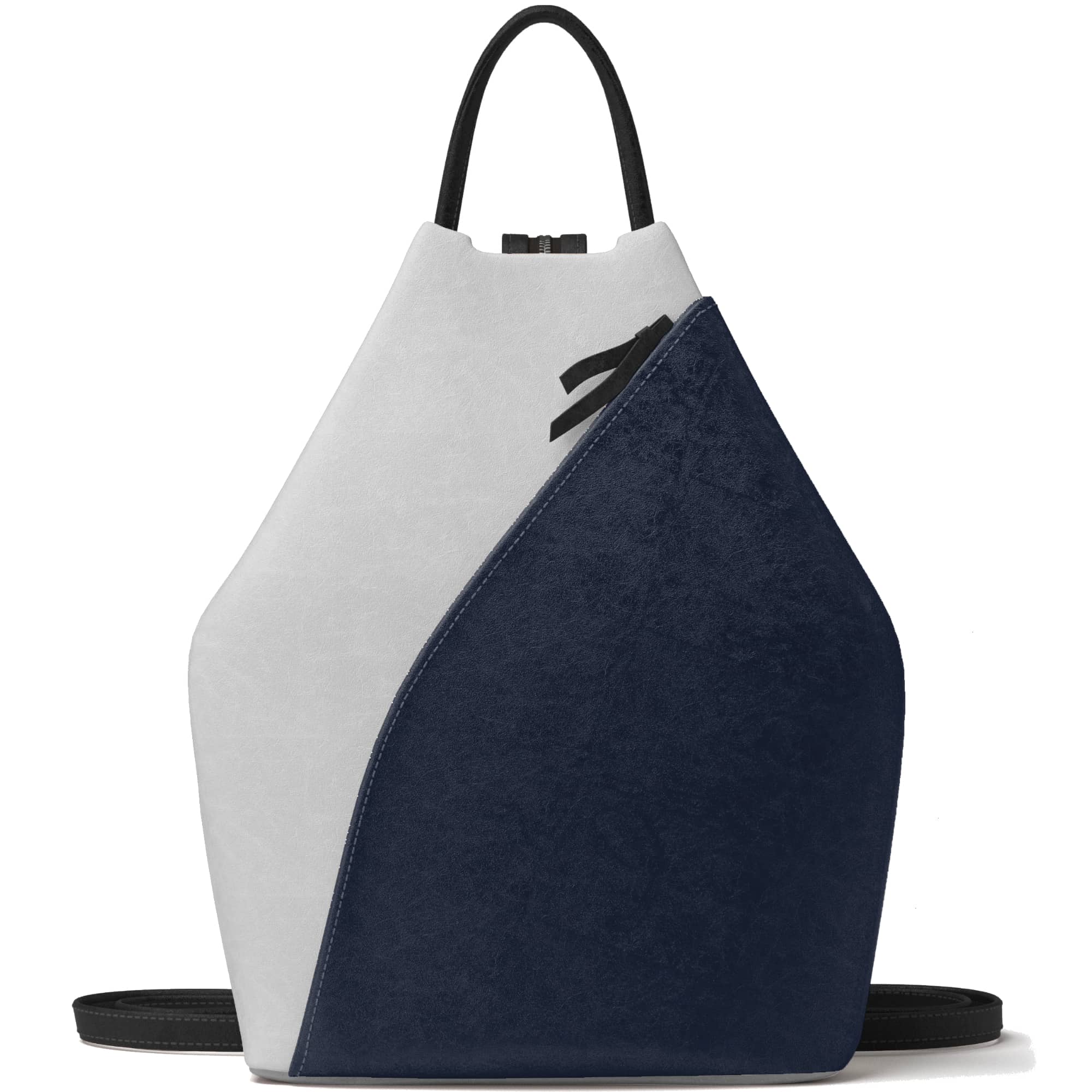 

Двоколірний і стильний жіночий рюкзак Vegan One Size чорний