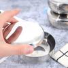 Single Layer Rice Bowl Round Children Bowl Tableware Korean Stainless Steel Bowl  Cream Foam
