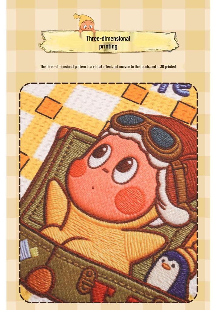 Cute Female Cartoon Car Seat Cushion for Xiaopeng MONA M03/P7/G6/G7/G3 - All Seasons