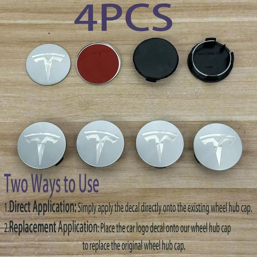 ALG1 4Pcs 56mm For Tesla Model 3 Model Y Juniper Cover Hubcaps for Tesla Model Y X S 2023 Wheel Hub Center Caps Car Accessories