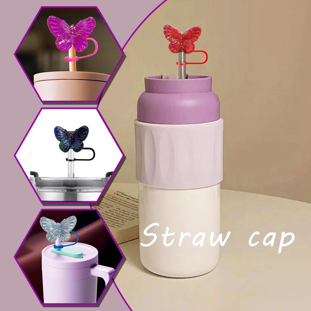 

10mm Resin Silicone Straw Cap Cover For Cup Accessories For 10mm Caliber Straws G0y6