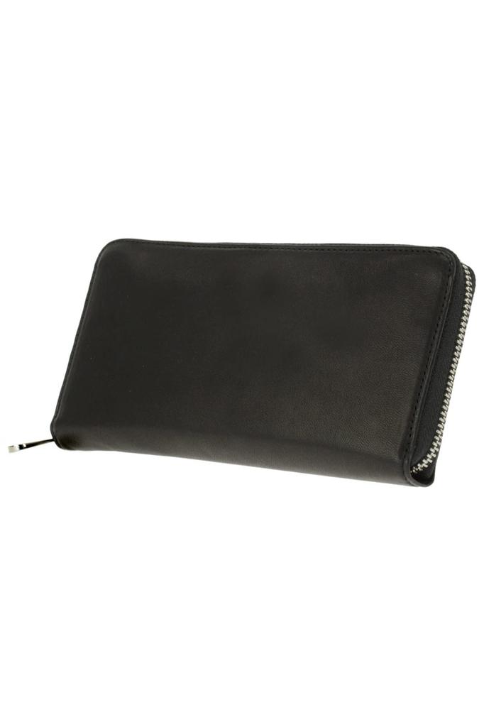 Sonne Men's Round Zipper Long Wallet, Black, SO-SOS001A-BK