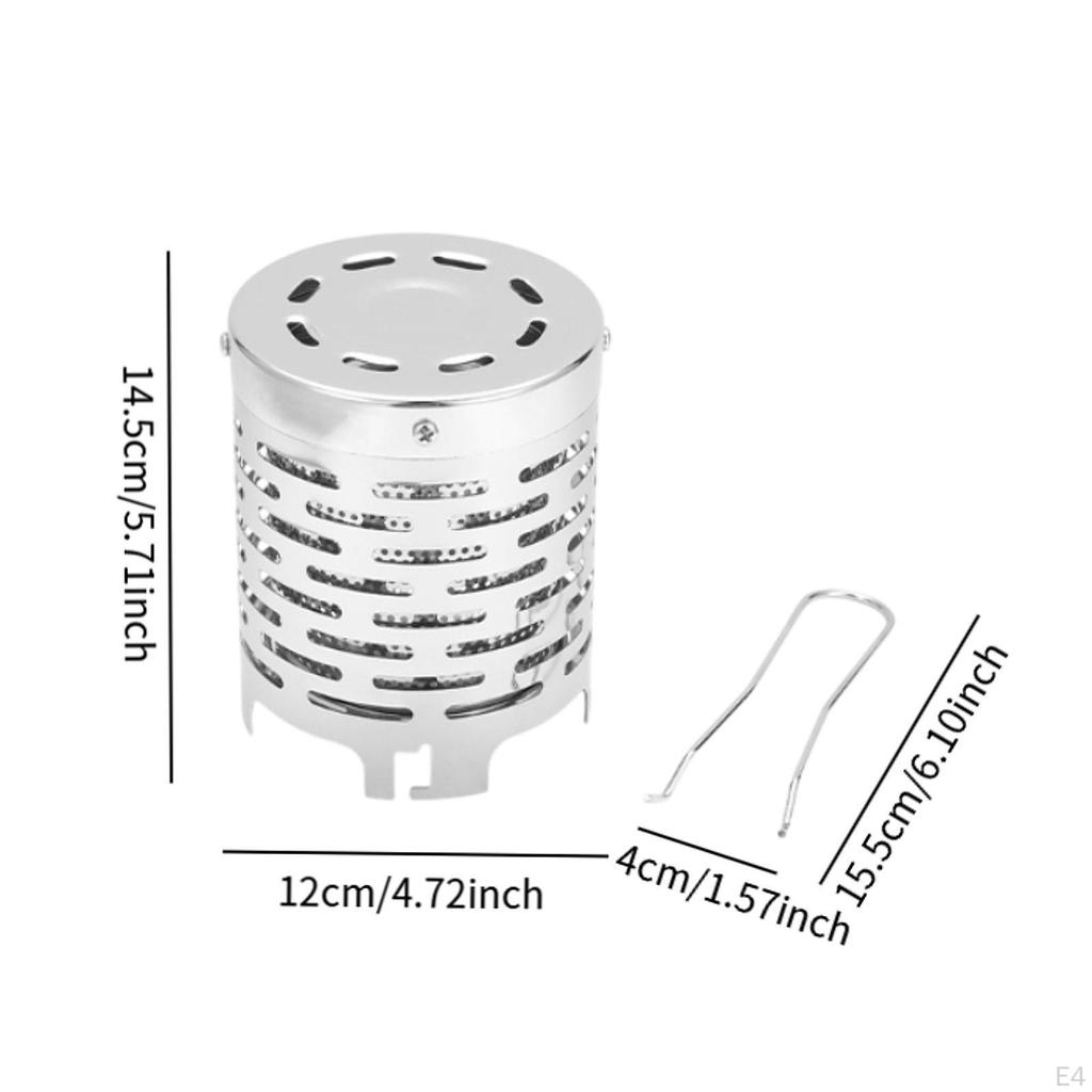 Camping Mini Heater Cover Compact Tent Heating Burner Portable Furnace