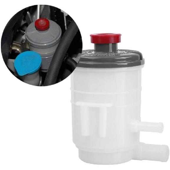 Power Steering Pump Reservoir For 53701SDAA01 Direct Fit Replacement Oil Bottle With Inlet Outlet Connectors