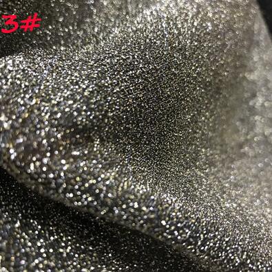 2 Yards Bastelbedarf Hintergrund Bühnenshow Kleidung Hochzeitsdekoration Zubehör Mehrfarbig Modekleid Lurex Glitzerstoff