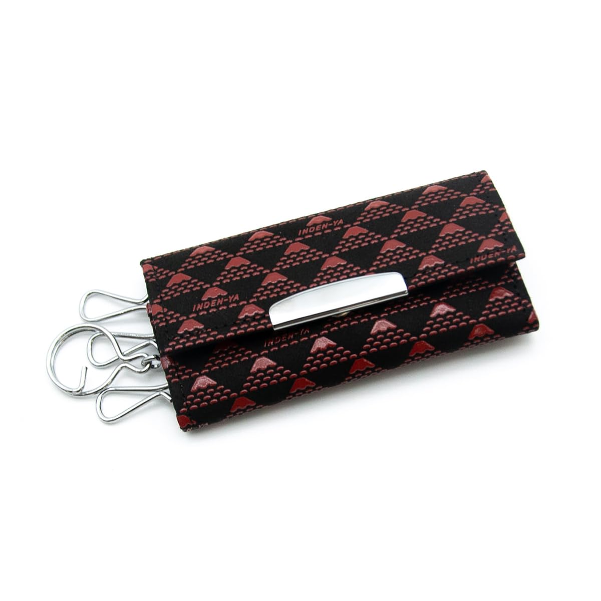 

Indenya Чохол для ключів Inden Takane Fuji Традиційне ремесло Koshu Inden Оленяча шкіра Лакований Оригінальний бренд [Indenya] Гора. (№2807 Червоний)