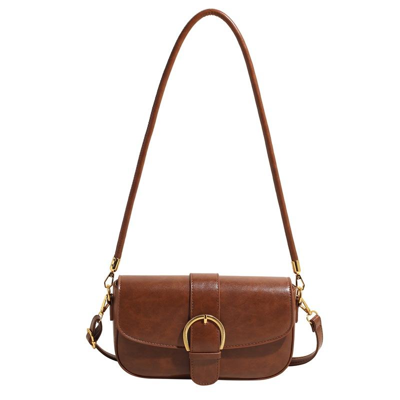 New Fashion Niche Design Popular Versatile Pin Buckle Small Square Bag Shoulder Crossbody Women's Bag