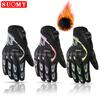 SUOMY Winter Motorcycle Gloves 100%Waterproof Guantes Moto Men Lady Motorbike Riding Gloves Touch Screen Motocross Gloves S-XXL