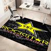 1pc Rockstar logo Print Area Rug - Soft, Washable Non-Slip Indoor Mat, Living Room, Home Office Decorative Rug,Office Decorative