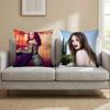 Actress Jessica Chastain Cushion Cover Cushion Cover Set 4Pcs 50X50 45X45 40X40 Pillowcase Decorative Sofa Home Decor