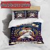 3pcs Duvet Cover Set (1*Duvet Cover + 2*Pillowcase, Without Core), Custom Name Real Madrid CF Pattern Bedding Set, Home Bedroom Decor Gift