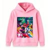 Kids Boys Girls Casual Long Sleeve Crewneck Hoodie, Cool Colorful Superhero Team Printed Soft Pullover Sweatshirt for Daily Wear and Themed Party Acti