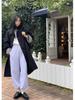 Einfarbiger mittellanger einreihiger Damen-Trenchcoat im koreanischen Stil - Lässige, vielseitige und figurbetonende Oberbekleidung
