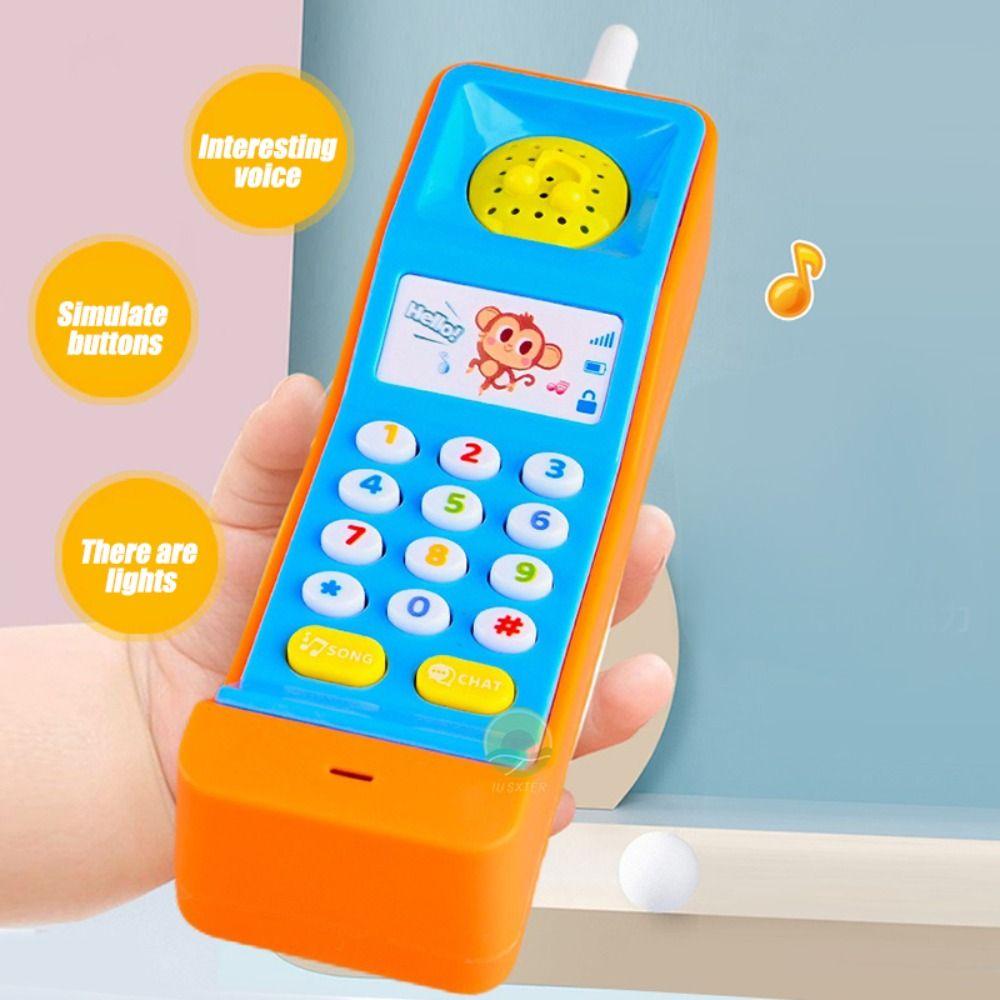 Electronic Mobile Phone Toy Musical Kids Learning Cellphone Baby Phone Toys  Kids Gift