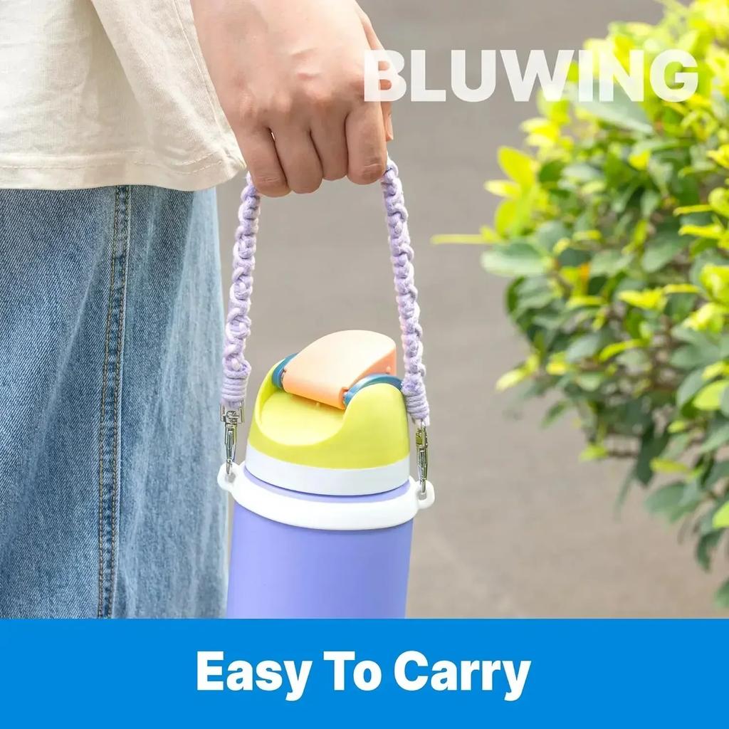 Portable Water Bottle Handle with Strap for Towels Leak Proof Packaging Carrying Strap Coffee Milk Tea Cup For Hydro Flask