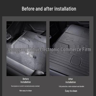 Tesla Model Y Anti-Kick Rear Seat Backrest and Trunk Protection Pad