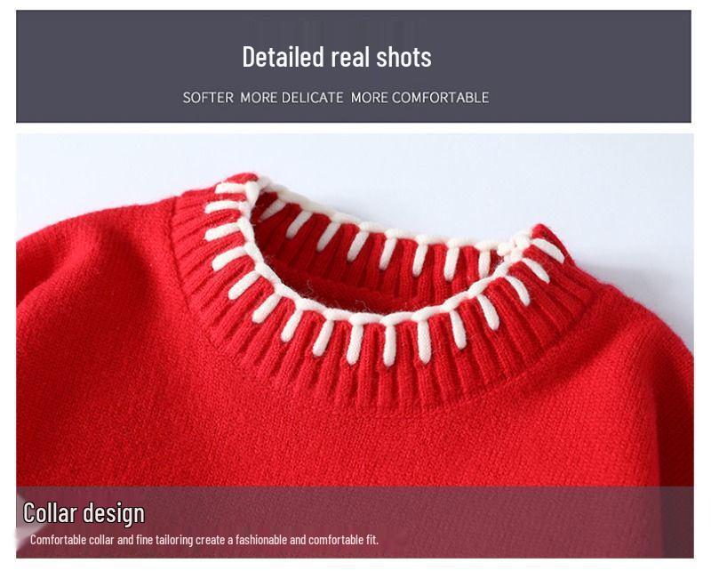 Men's Imitation Mink Sweater - Long Sleeve Knit for Teens