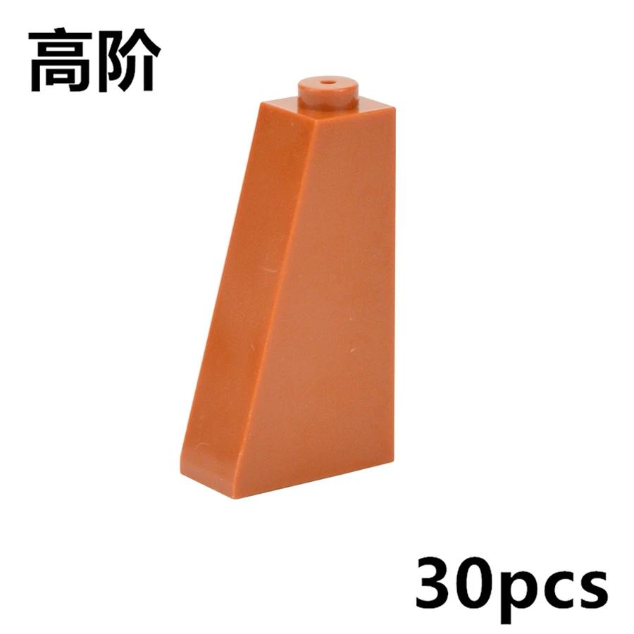 30pcs Compatible 4460 DIY Building Blocks Slope 75° 1x2x3 Thick Figure Bricks Educational Creative Toys For Children Gifts