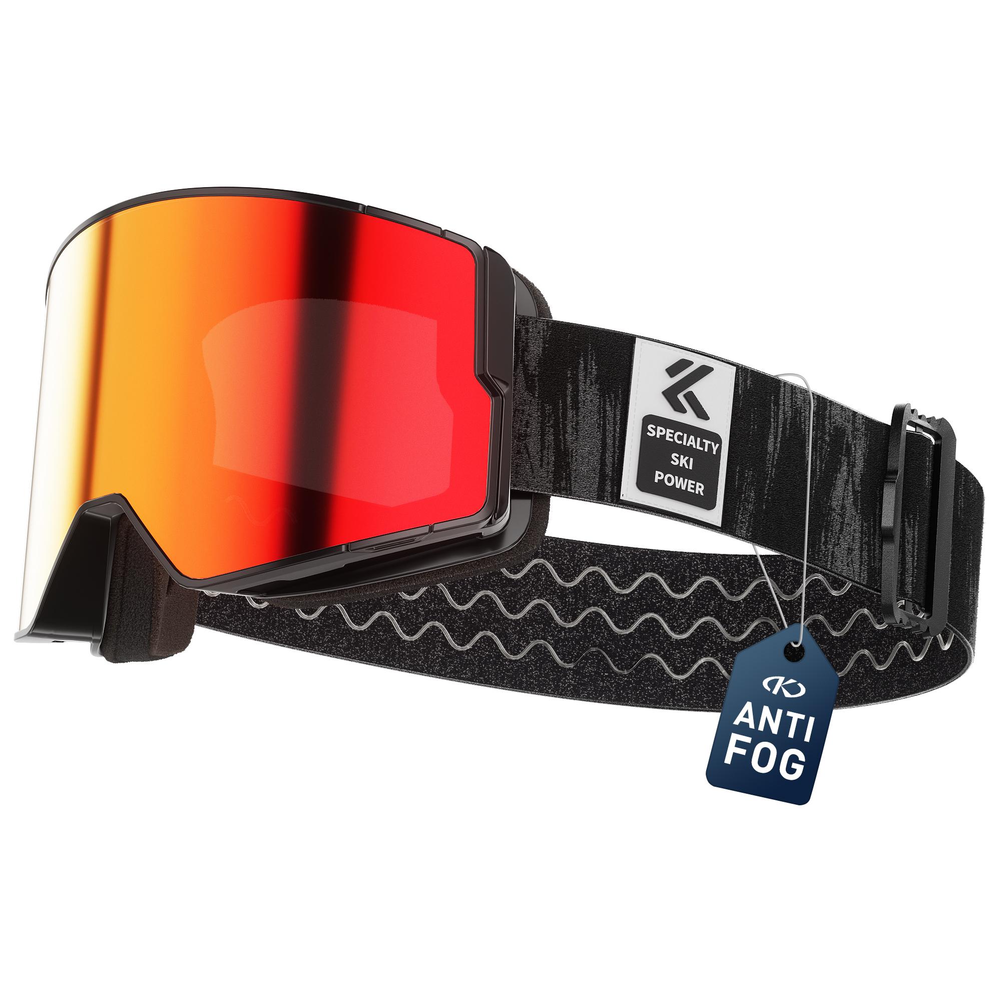 

Kapvoe Photochromic Snow Goggle with Box Ski Sunglasses for Men Snowboard Anti-Fog Mask Women Eyewear Kit UV400 Winter Sports