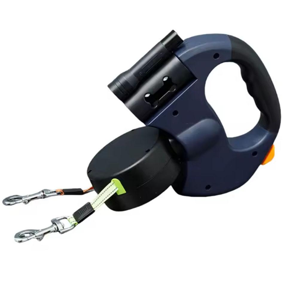 Dog Leash, Two-in-one Double-headed Automatic Retractable Leash. Suitable for Medium-sized Dogs and Small Dogs