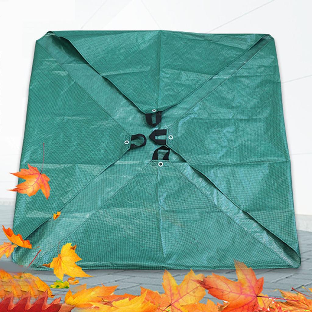 Garden Leaf Tarp Waterproofing Thick Large Size Multifunctional Foldable Yard Leaves Hauling Tarp